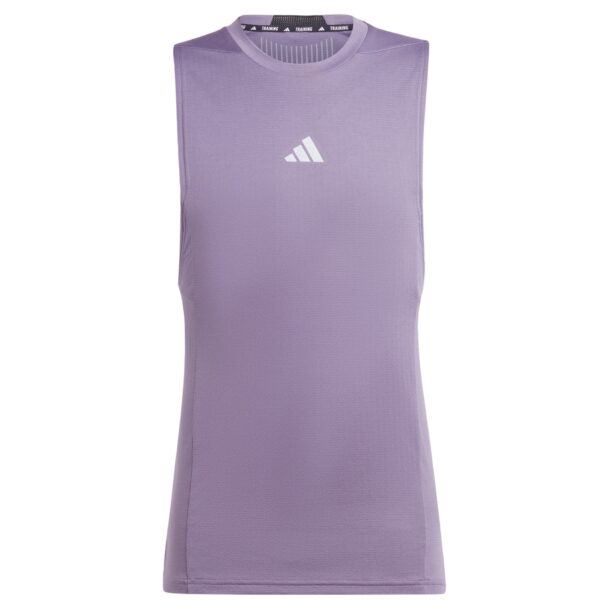 ADIDAS PERFORMANCE Tricou funcțional 'Designed for Training'  mov deschis / alb