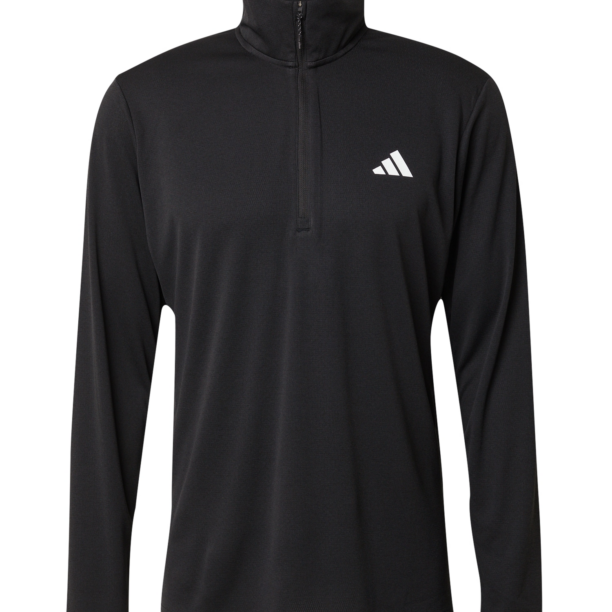 ADIDAS PERFORMANCE Tricou funcțional 'Essentials'  negru / alb murdar