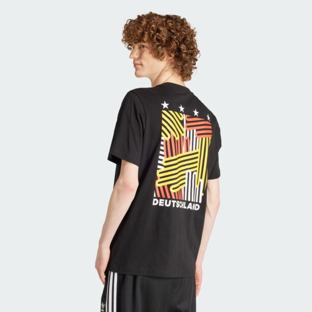 ADIDAS PERFORMANCE Tricou funcțional 'Germany Football Fan'  galben / roșu deschis / negru / alb preţ