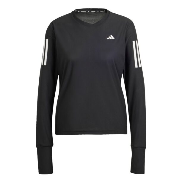 ADIDAS PERFORMANCE Tricou funcțional 'Own The Run'  negru / alb