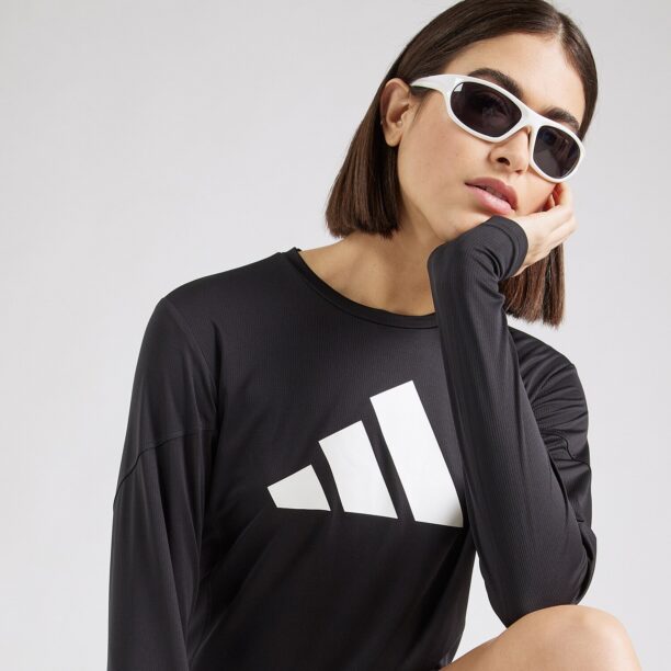 Preţ ADIDAS PERFORMANCE Tricou funcțional 'RUN IT'  negru / alb