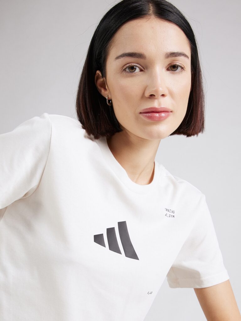 Preţ ADIDAS PERFORMANCE Tricou funcțional 'TR CAT G T'  negru / alb murdar