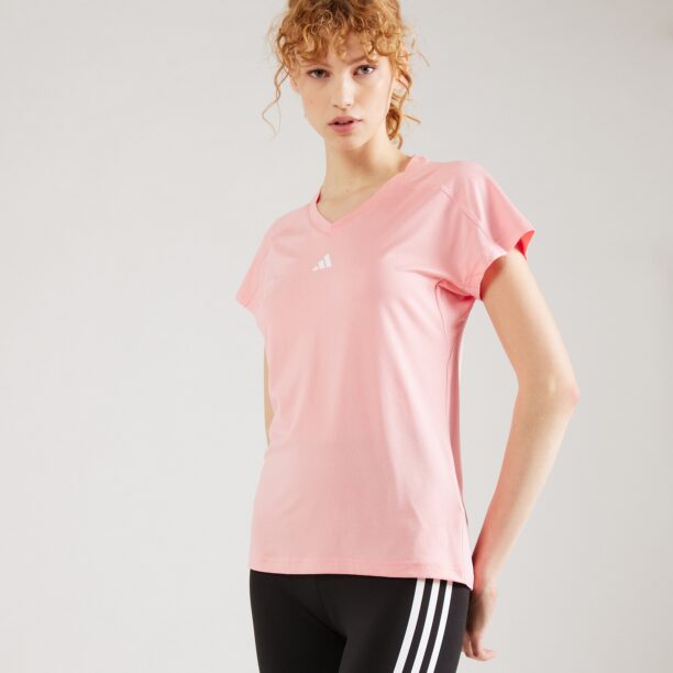 ADIDAS PERFORMANCE Tricou funcțional 'Train Essentials'  roz deschis / alb