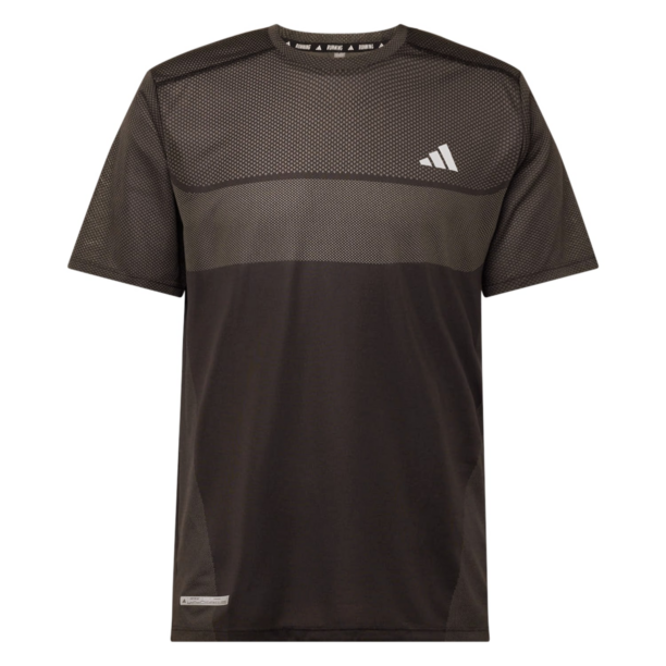 ADIDAS PERFORMANCE Tricou funcțional 'Ultimate'  gri / negru / alb