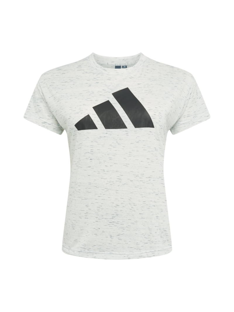 ADIDAS PERFORMANCE Tricou funcțional 'Winners 2.0'  negru / alb amestacat