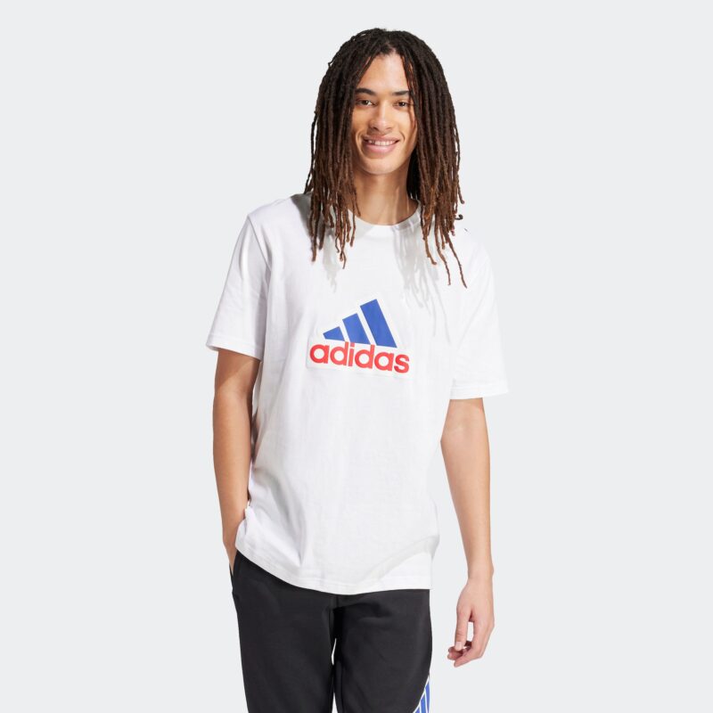 ADIDAS PERFORMANCE Tricou funcțional  albastru / roșu / alb preţ