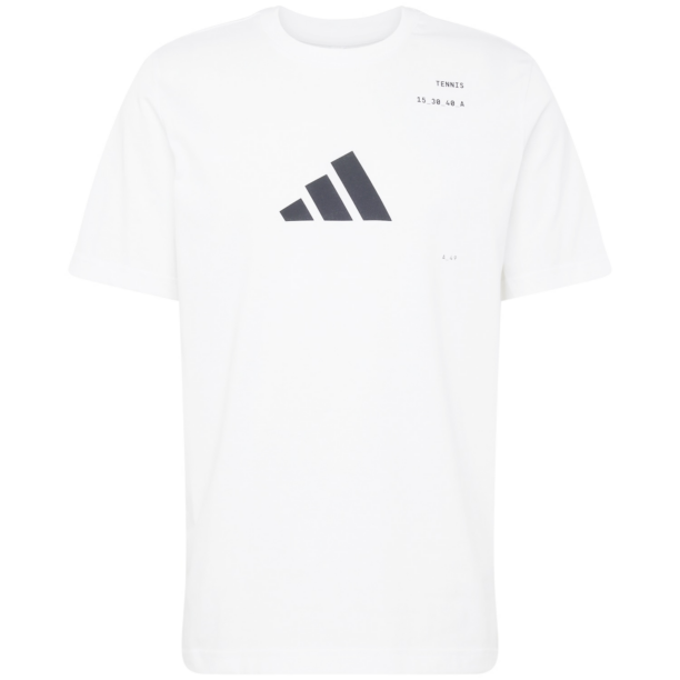 ADIDAS PERFORMANCE Tricou funcțional  negru / alb