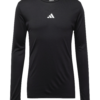 ADIDAS PERFORMANCE Tricou funcțional  negru / alb