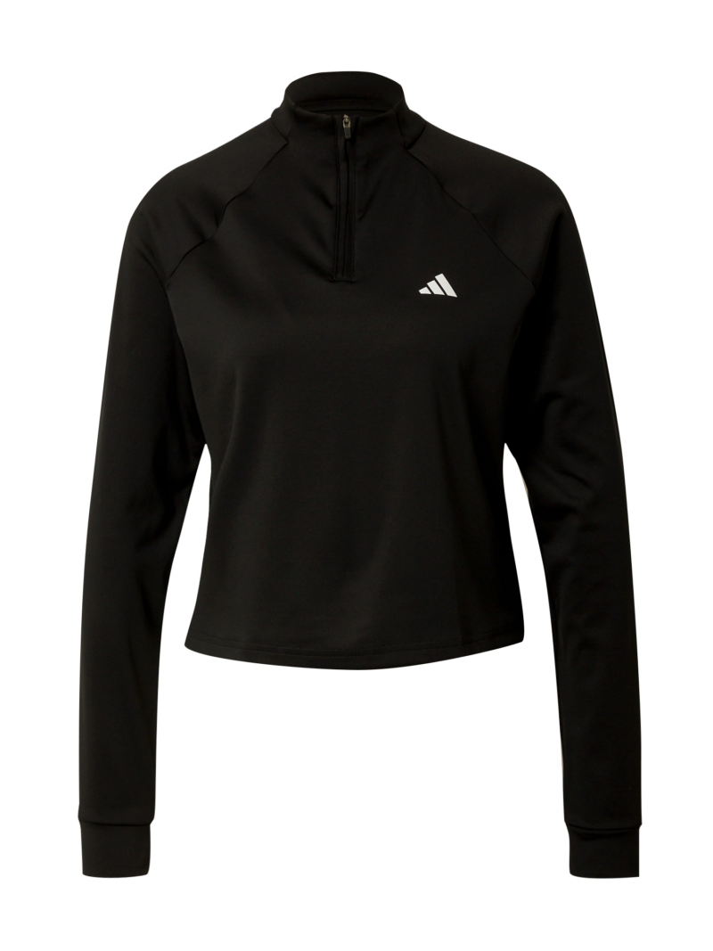 ADIDAS PERFORMANCE Tricou funcțional  negru / alb murdar