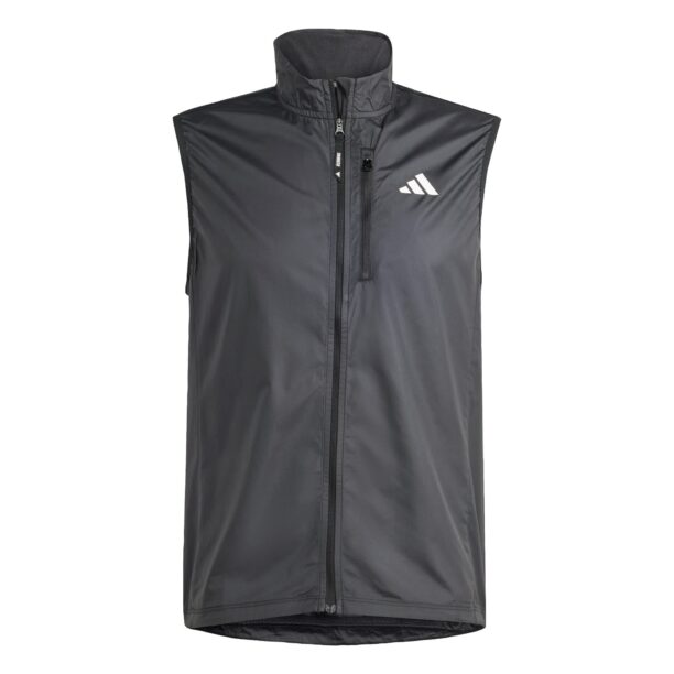 ADIDAS PERFORMANCE Vestă sport 'Own the Run'  gri / alb