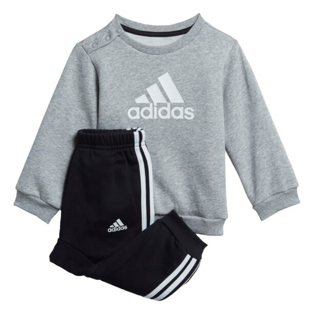 ADIDAS SPORTSWEAR Costum de trening 'Badge Of Sport'  gri / negru / alb