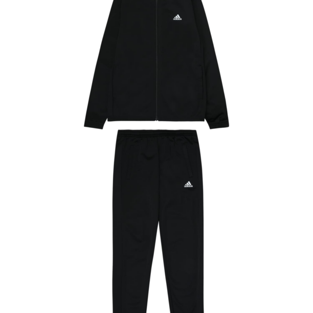 ADIDAS SPORTSWEAR Costum de trening 'Essentials'  negru / alb