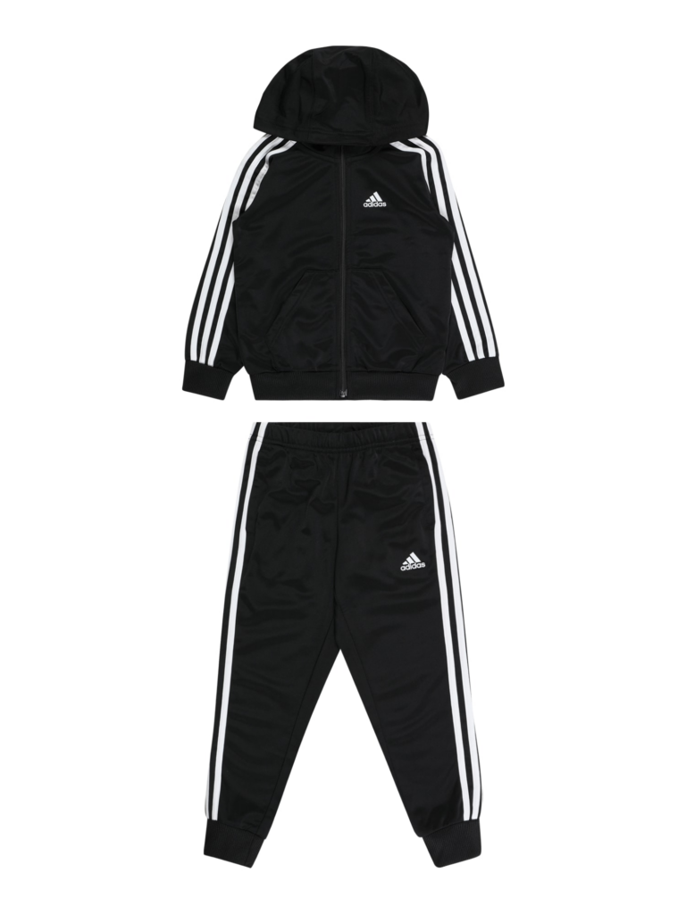 ADIDAS SPORTSWEAR Costum de trening 'Essentials'  negru / alb