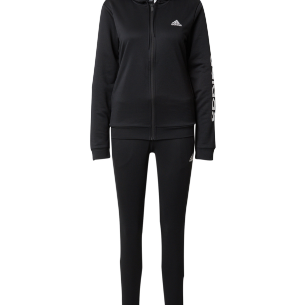 ADIDAS SPORTSWEAR Costum de trening 'Linear'  negru / alb