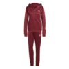 ADIDAS SPORTSWEAR Costum de trening 'Linear'  roșu merlot / alb