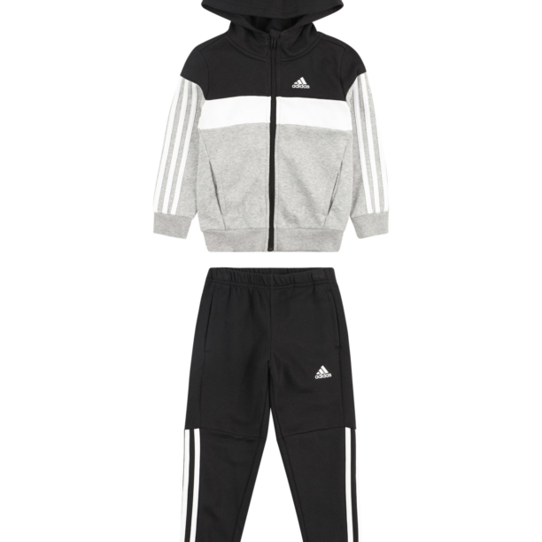 ADIDAS SPORTSWEAR Costum de trening 'Tiberio'  gri amestecat / negru / alb