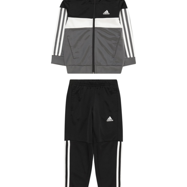 ADIDAS SPORTSWEAR Costum de trening 'Tiberio'  gri închis / negru / alb