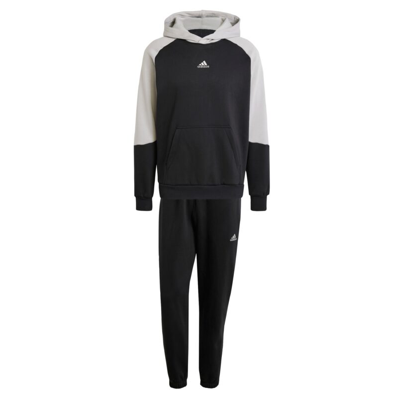 Original ADIDAS SPORTSWEAR Costum de trening  gri amestecat / negru