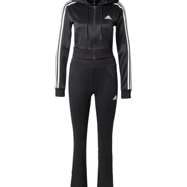 ADIDAS SPORTSWEAR Costum de trening  negru / alb