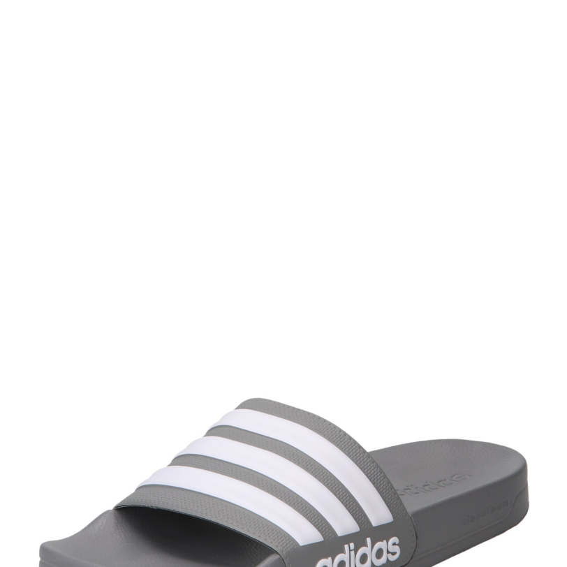 ADIDAS SPORTSWEAR Flip-flops 'Adilette'  gri închis / alb