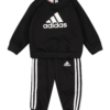 ADIDAS SPORTSWEAR Geacă sport 'Badge Of Sport French Terry'  negru / alb