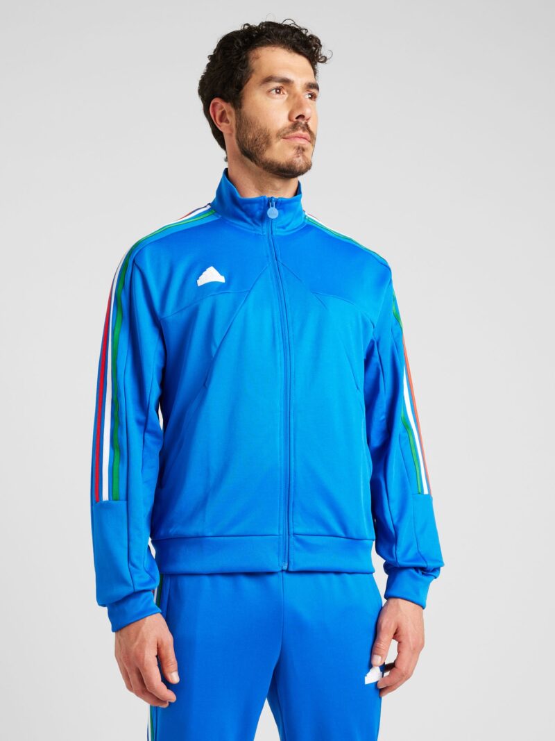 ADIDAS SPORTSWEAR Geacă sport 'House of Tiro Nations'  albastru regal / verde / roșu / alb