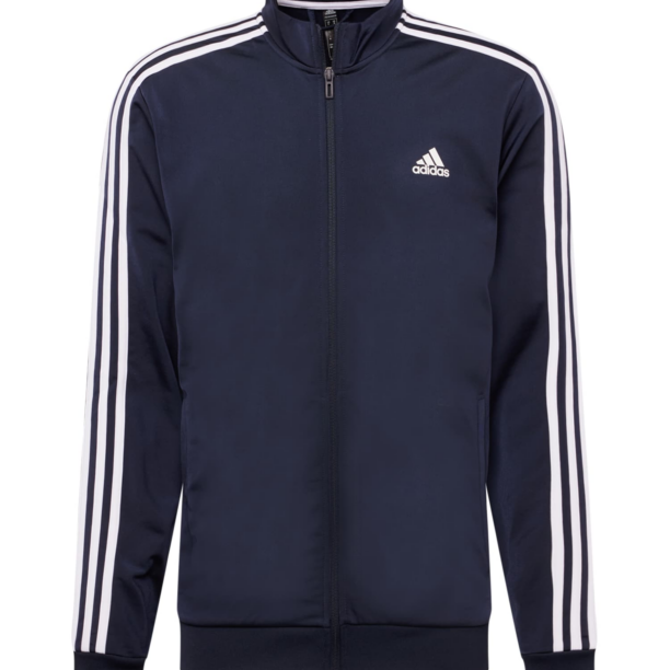 ADIDAS SPORTSWEAR Jachetă de trening 'Essentials Warm-Up'  albastru închis / alb