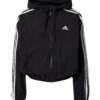 ADIDAS SPORTSWEAR Jachetă de trening 'Essentials'  negru / alb