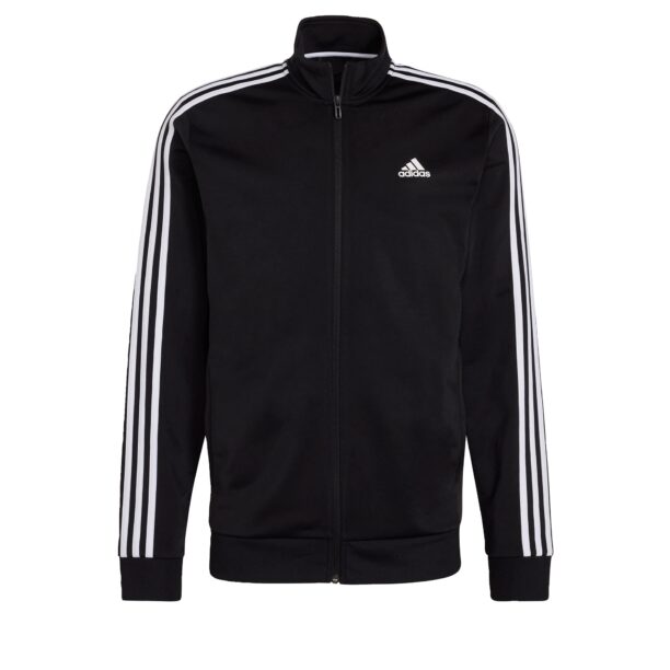 ADIDAS SPORTSWEAR Jachetă de trening 'Essentials'  negru / alb