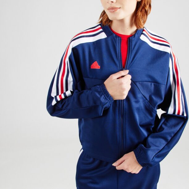 ADIDAS SPORTSWEAR Jachetă de trening 'Tiro'  albastru / roșu / alb