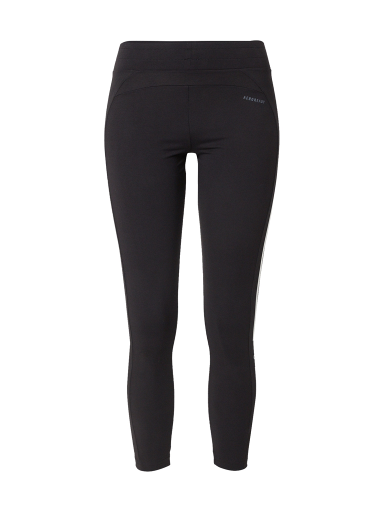 ADIDAS SPORTSWEAR Pantaloni sport 'Aeroready Designed To Move -Touch'  negru / alb