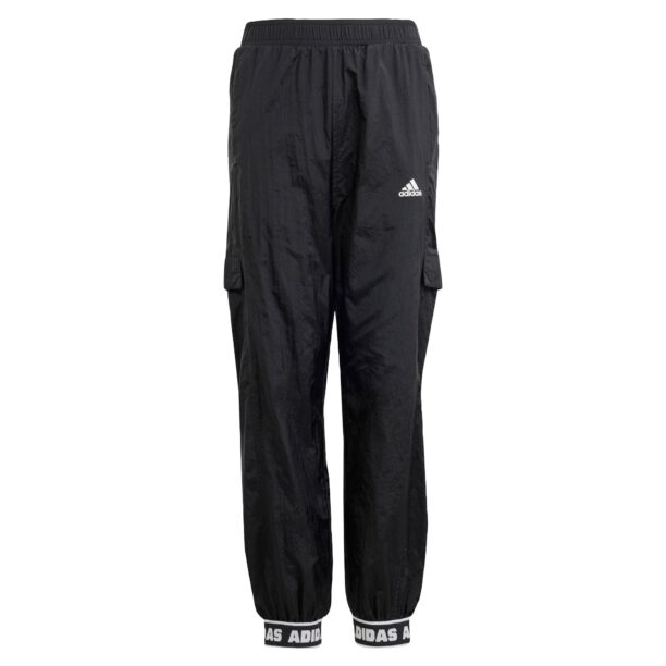 ADIDAS SPORTSWEAR Pantaloni sport 'Dance Woven'  negru / alb