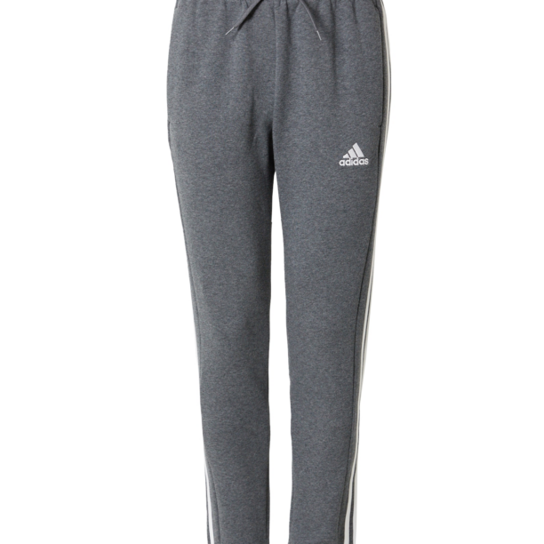 ADIDAS SPORTSWEAR Pantaloni sport 'Essentials'  gri / alb