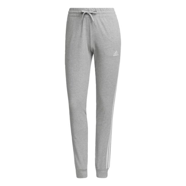 ADIDAS SPORTSWEAR Pantaloni sport 'Essentials'  gri deschis / alb