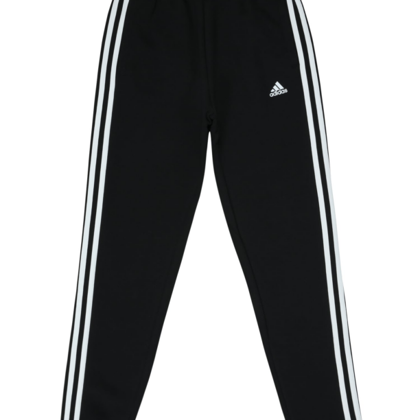 ADIDAS SPORTSWEAR Pantaloni sport 'Essentials'  negru / alb