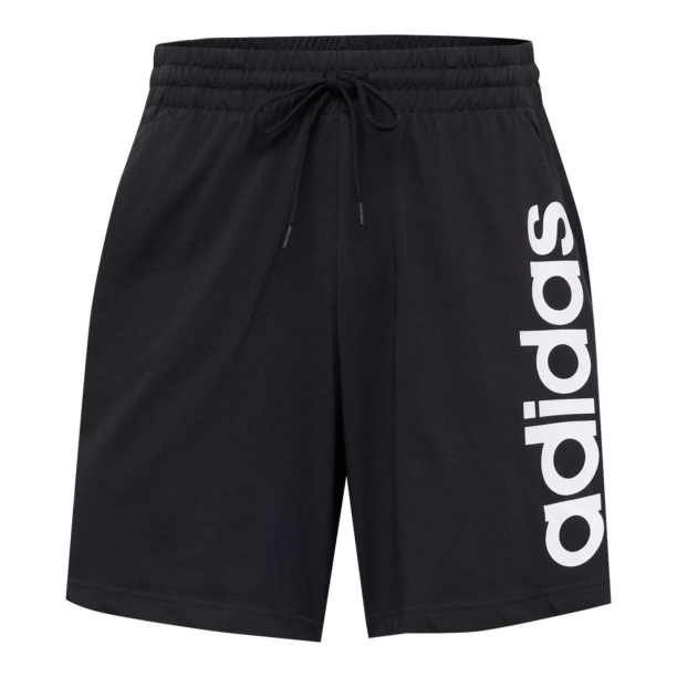 ADIDAS SPORTSWEAR Pantaloni sport 'Essentials'  negru / alb murdar