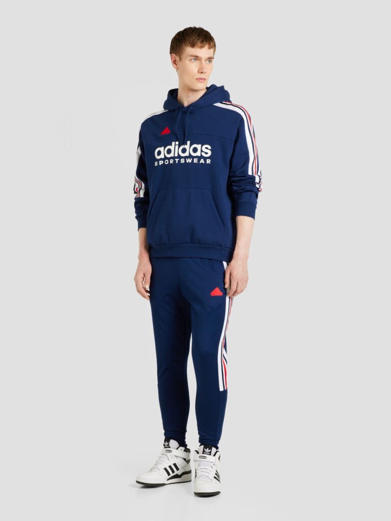 Cumpăra ADIDAS SPORTSWEAR Pantaloni sport 'House Of Tiro Nations Pack'  albastru / roșu / alb