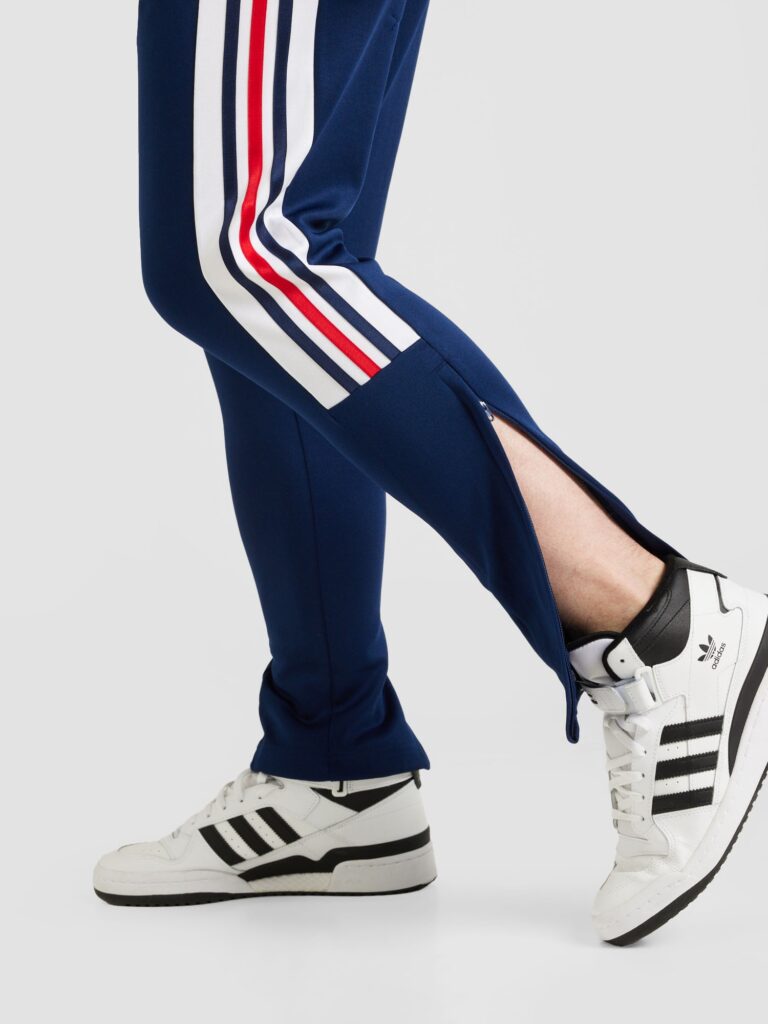 Preţ ADIDAS SPORTSWEAR Pantaloni sport 'House Of Tiro Nations Pack'  albastru / roșu / alb