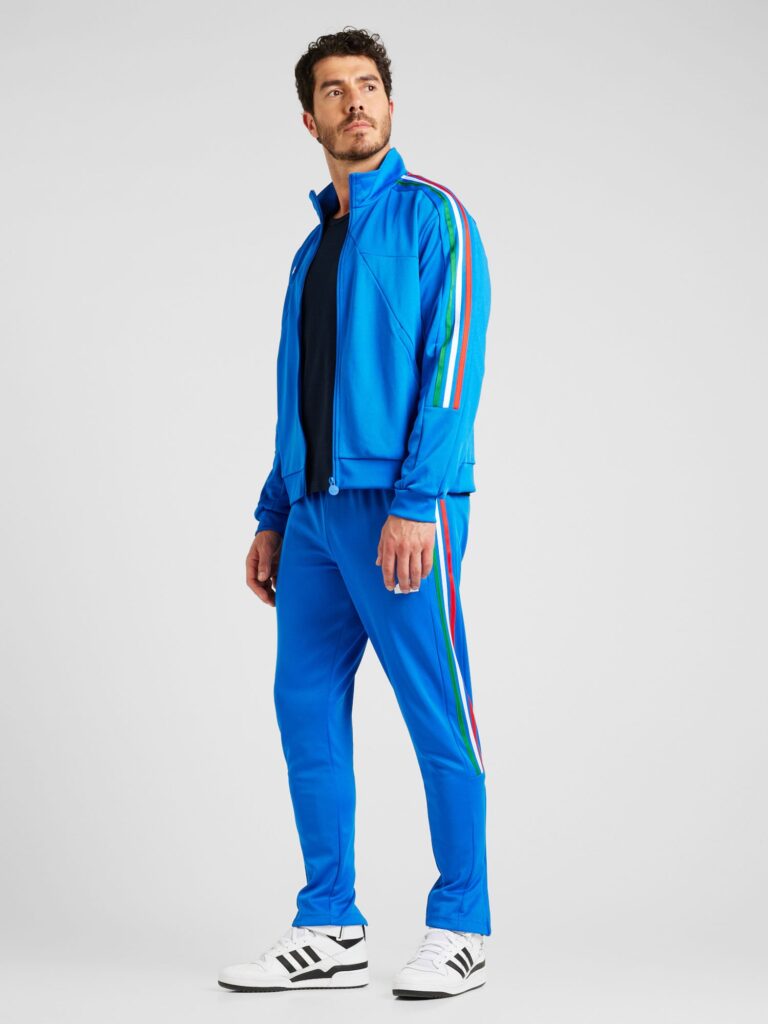 ADIDAS SPORTSWEAR Pantaloni sport 'House of Tiro Nations'  azur / verde / roșu / alb