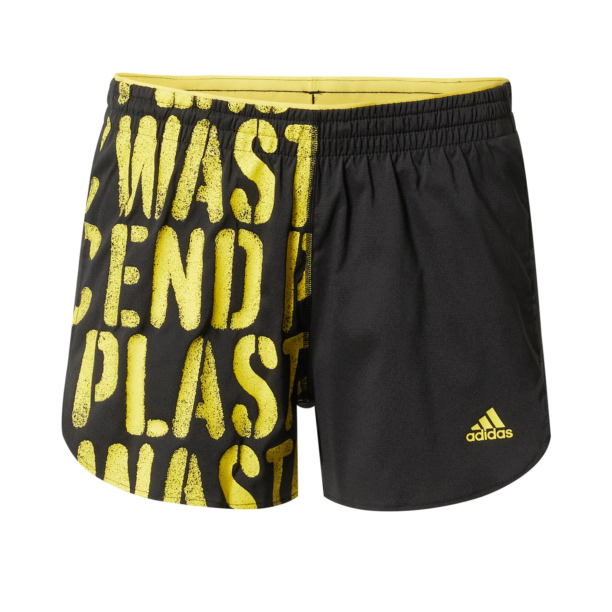 ADIDAS SPORTSWEAR Pantaloni sport 'Run Fast'  galben / negru