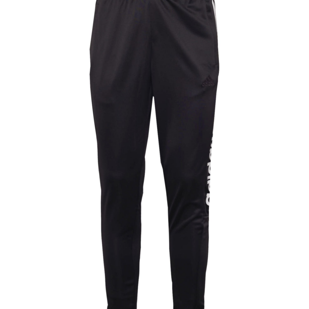 ADIDAS SPORTSWEAR Pantaloni sport 'Tiro Wordmark'  negru / alb