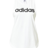 ADIDAS SPORTSWEAR Sport top 'Essentials'  negru / alb