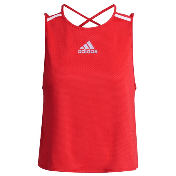 ADIDAS SPORTSWEAR Sport top  roșu / alb