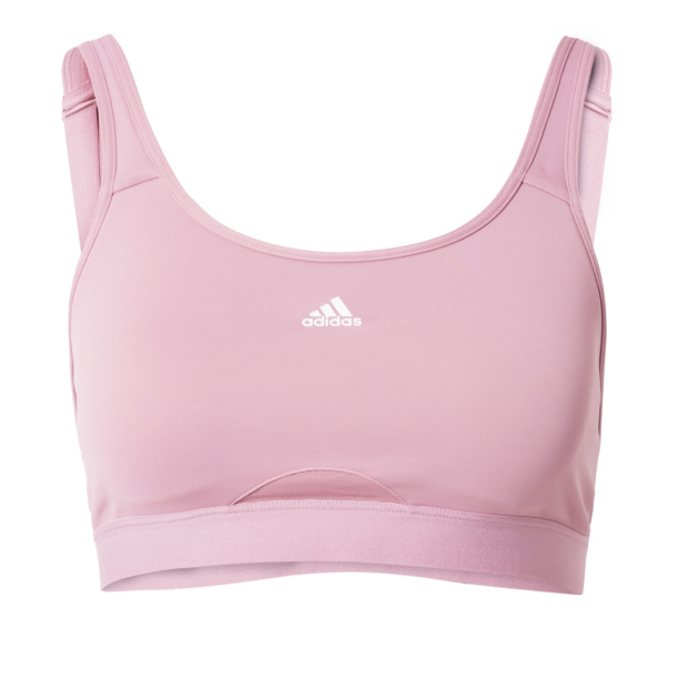 ADIDAS SPORTSWEAR Sutien 'TLRD MOVE HS'  rosé / alb