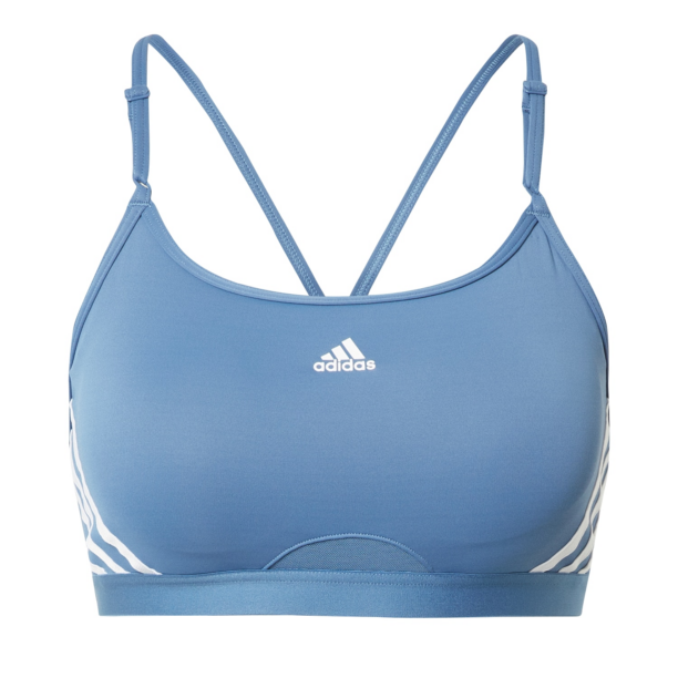 ADIDAS SPORTSWEAR Sutien sport  albastru deschis / alb