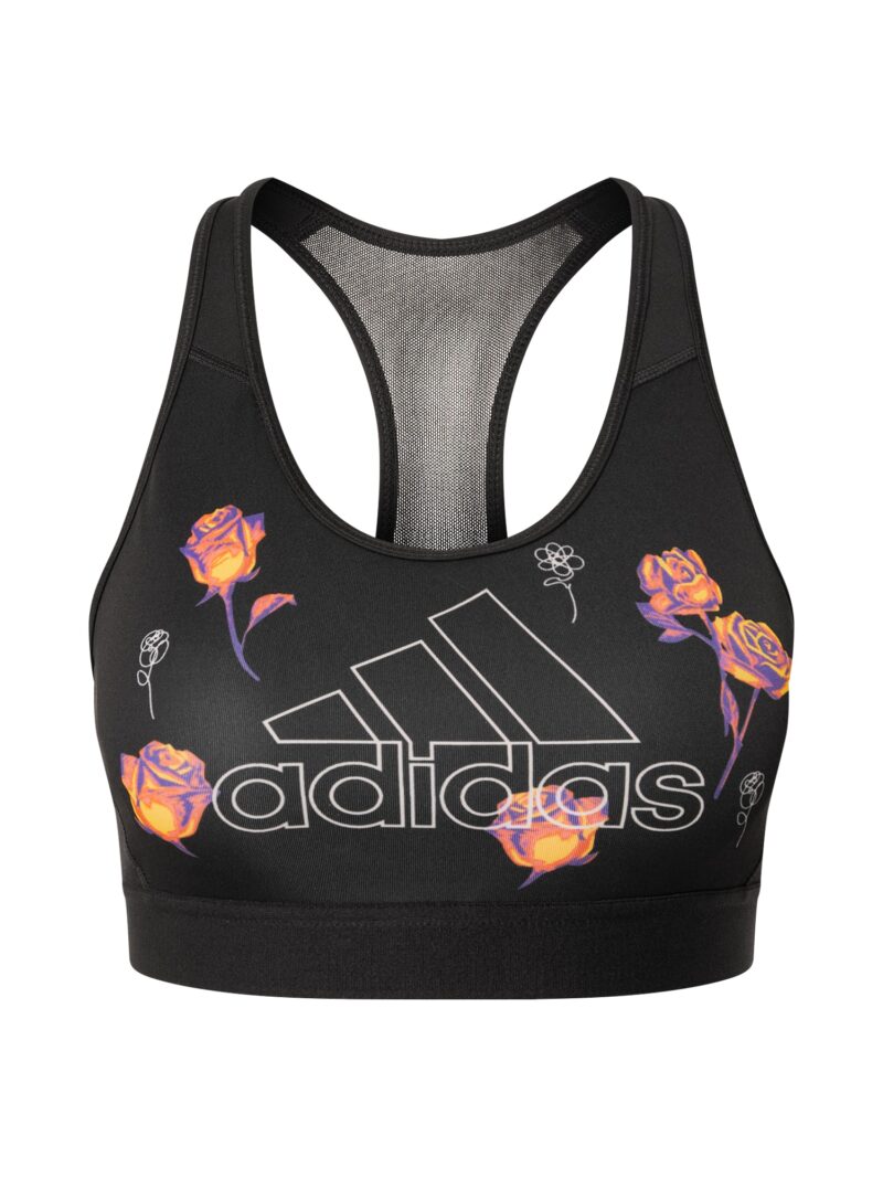 ADIDAS SPORTSWEAR Sutien sport  lila / portocaliu / negru / alb