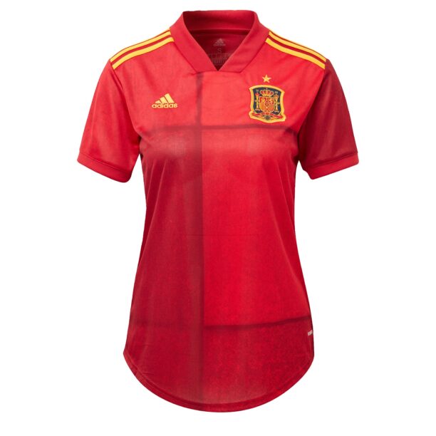 ADIDAS SPORTSWEAR Tricot 'FEF Spanien Home EM 2020'  galben / roșu neon