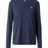 ADIDAS SPORTSWEAR Tricou funcțional '3-Stripes Brand Love'  albastru marin / gri argintiu