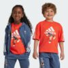 ADIDAS SPORTSWEAR Tricou funcțional 'Disney Mickey Mouse'  albastru închis / roșu orange / negru / alb