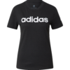 ADIDAS SPORTSWEAR Tricou funcțional 'Essentials  Logo'  negru / alb